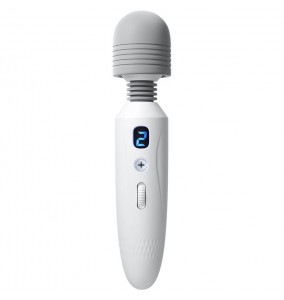 MizzZee - Yuechao Big Head LCD AV Wand (Chargeable - White)